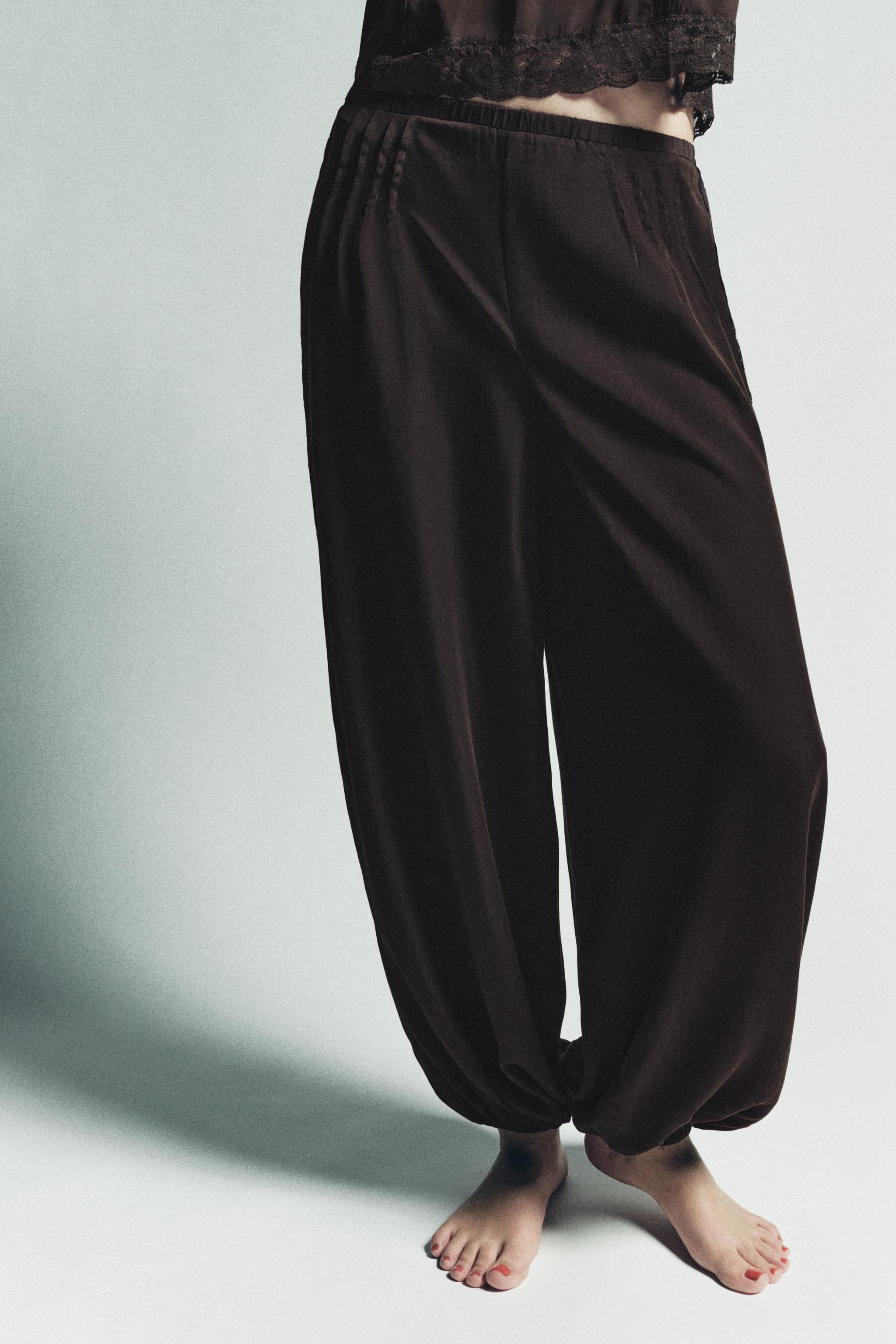 PANTALON BOUFFANT EN LYOCELL 100%